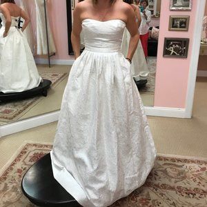 J. Crew Ella wedding dress - Size 8 F3783 ivory